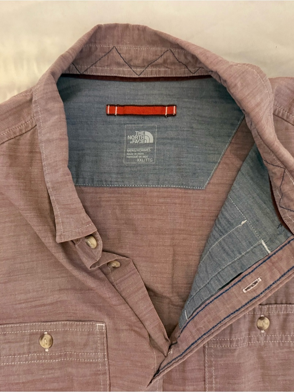 The North Face Men's Dusty Mauve Button-Down Shirt